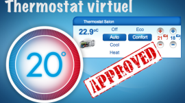 Le thermostat virtuel disponible sur le Store